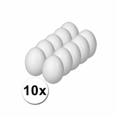 10 nep eieren van piepschuim 10 cm