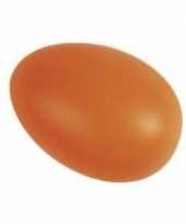 Decoratie eieren oranje 6 cm 25 stuks